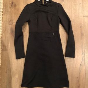 Modcloth, Black, Long Sleeve Dress in Small